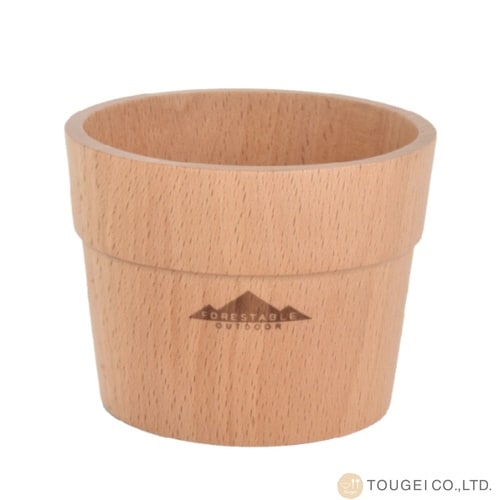 カップホルダー 木製 アウトドア Mサイズ