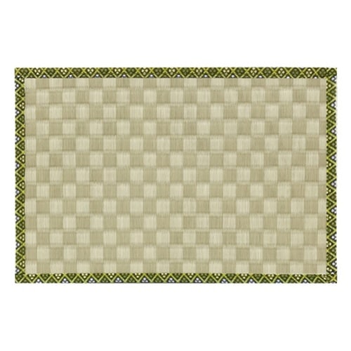 ティーマット 30×21cm 市松グリーン