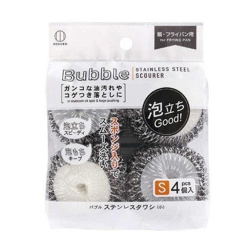 たわし キッチンスポンジ S 4個入