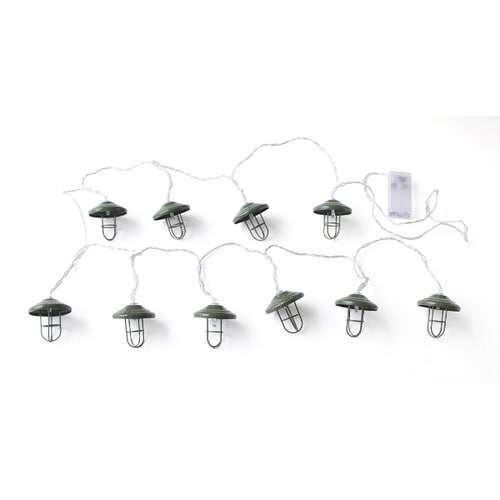 アウトドア ライト 10球 LED カーキ