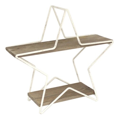 ラック ワイヤー スター テーブルラック ホワイト