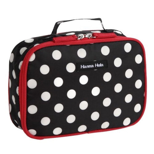 おむつポーチ おしりふき 携帯用 ポルカブラック