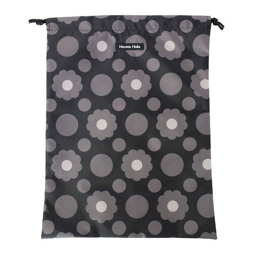 巾着袋 L 消臭 抗菌 大 クッキーフラワーカフェ