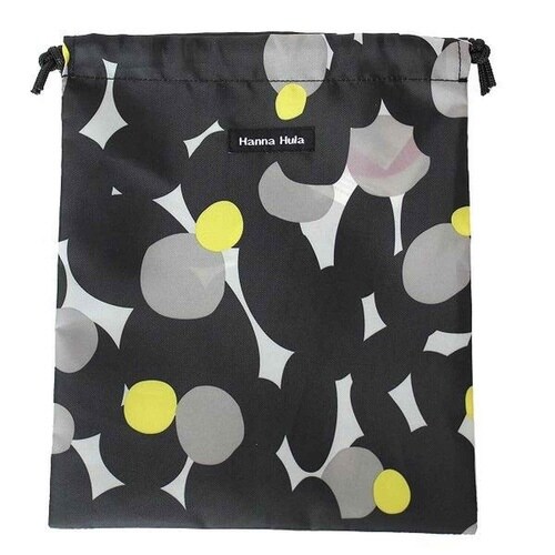 巾着袋 M 消臭 抗菌 大 体操着入れ ブラック