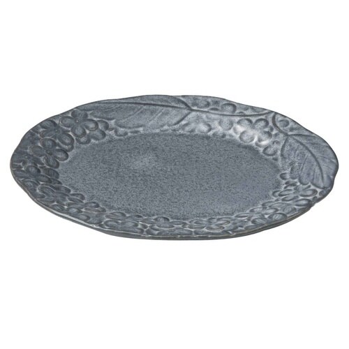 プレート 18cm リアン 皿 食器 グレー