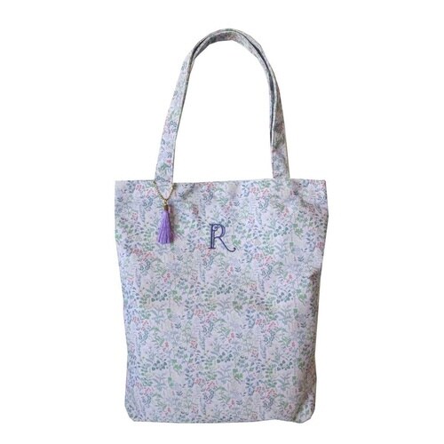 エコバッグ Lierre イニシャル ラベンダー