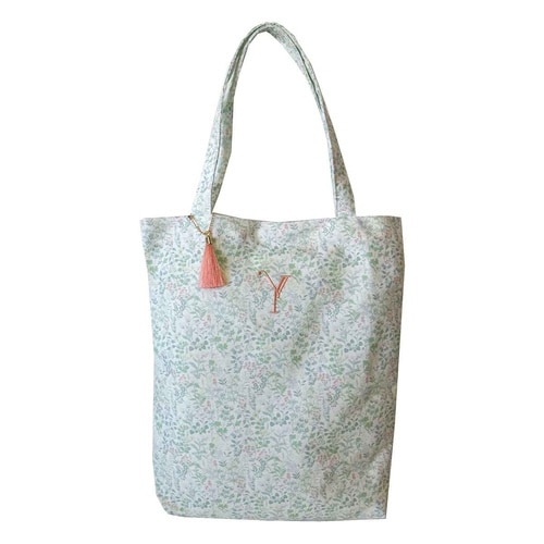 エコバッグ Lierre イニシャル ホワイト