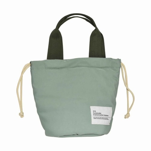 ランチバッグ 保冷 310 巾着袋 グリーン