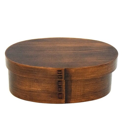 弁当箱 曲げわっぱ 食洗機対応 ブラウン