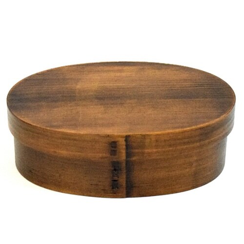 弁当箱 曲げわっぱ 食洗機対応 ブラウン