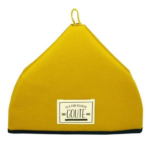 食卓カバー 保温 折りたたみ イエロー