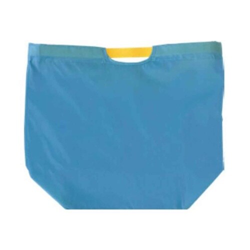 エコバッグ 3way 折りたたみ マチ広 ブルー