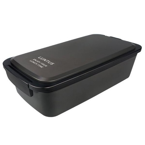 お弁当箱 1段 800ml 抗菌 ブラック