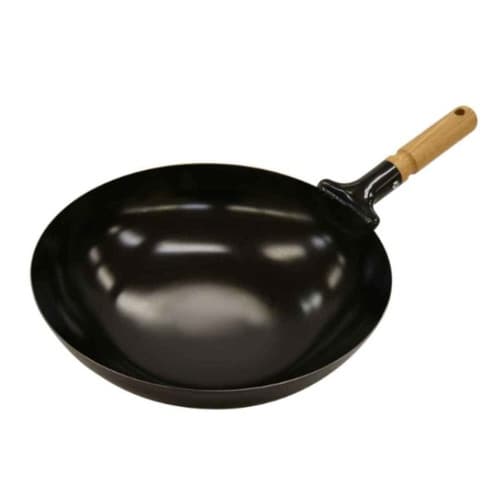 北京鍋 27cm ガス火専用 木柄 日本製