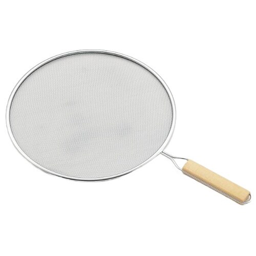 油はね防止ネット 25cm 天ぷら名人 木柄
