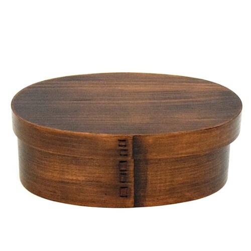 お弁当箱 曲げわっぱ 400ml 1段 ブラウン