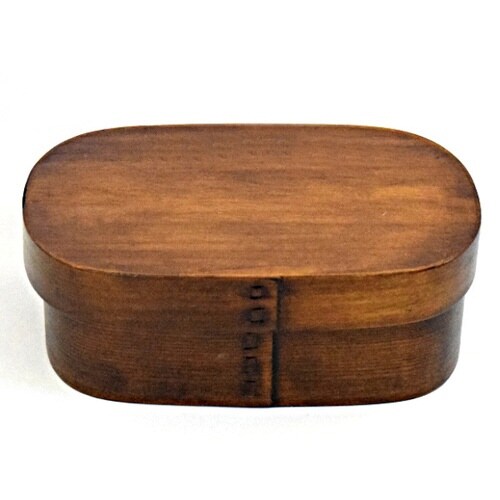 お弁当箱 曲げわっぱ 650ml 1段 ブラウン