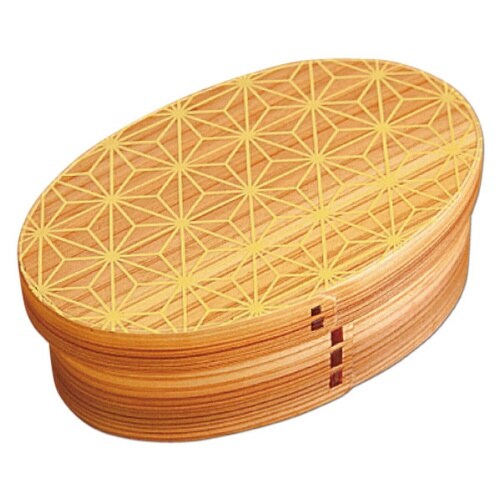 弁当箱 曲げわっぱ 400ml 1段 イエロー