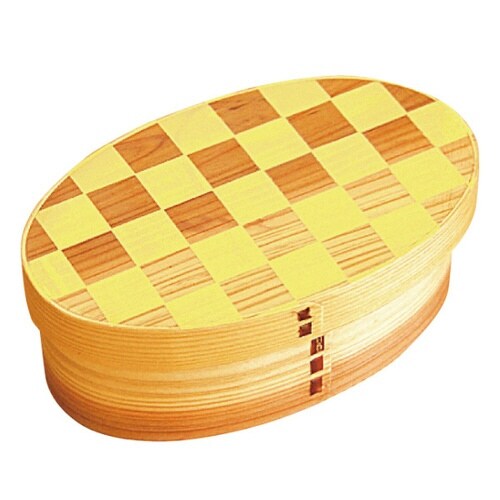 弁当箱 曲げわっぱ 400ml 1段 イエロー