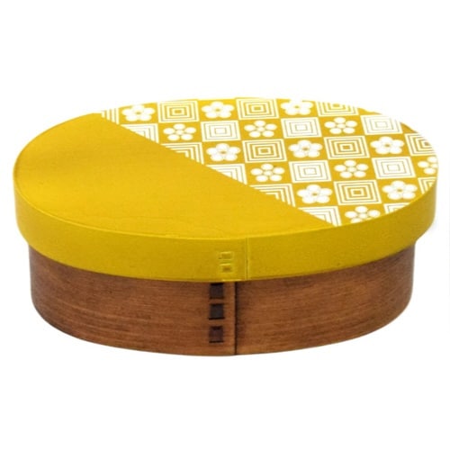 お弁当箱 曲げわっぱ 400ml 漆 黄