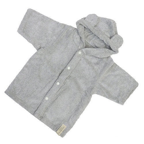 ベビーポンチョ ココチエナ ココポンチョ グレー