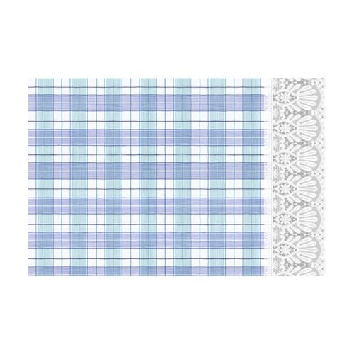 テーブルクロス 130×170cm ブルー