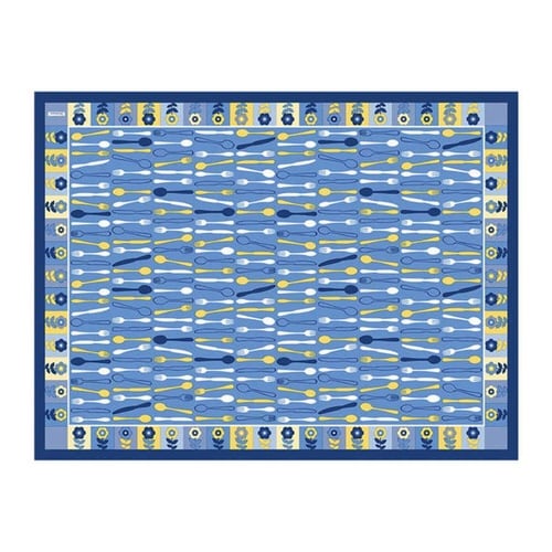 テーブルクロス 120×150cm ブルー