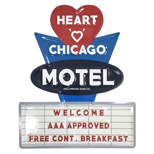サインプレート HEART CHICAGO 看板