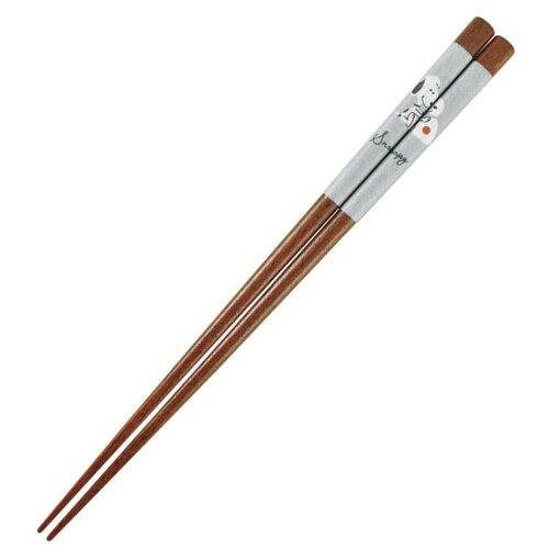 箸 23cm 塗箸 スヌーピー グレー