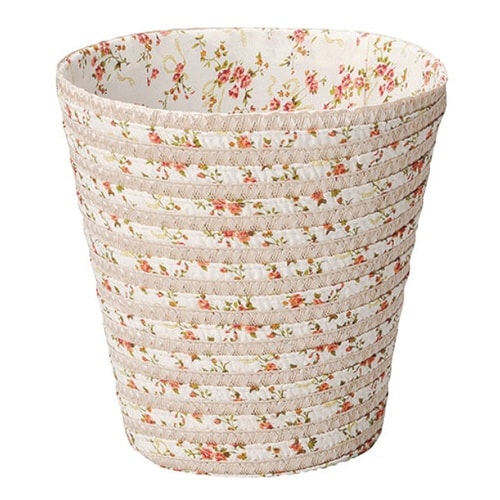 ゴミ箱 丸型 幅26cm 円柱 ナチュラル