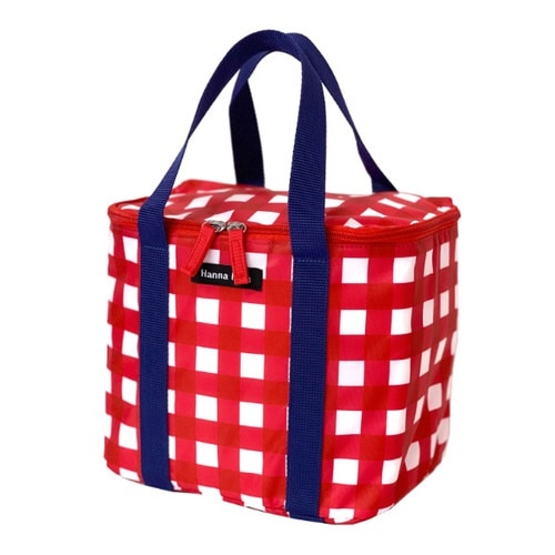 ランチバッグ 保温 保冷 ギンガムレッド