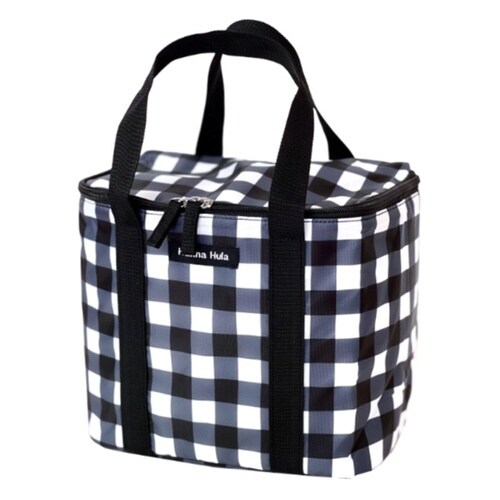 ランチバッグ 保温 保冷 ギンガムブラック