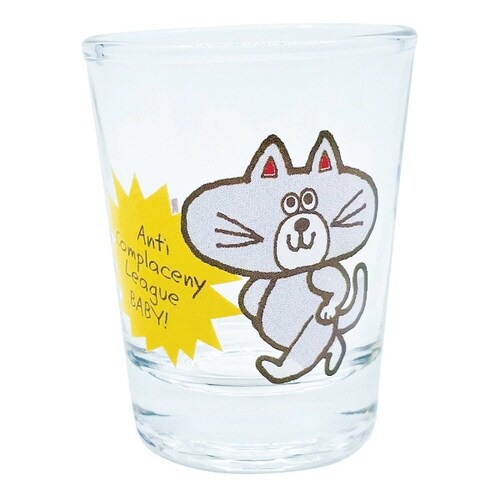 グラス 50ml ミニグラス ねこパープル