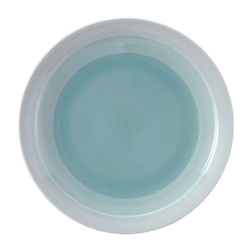 プレート 25cm 隠れ窯 翠 ブルー