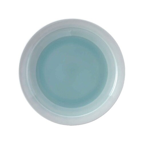 プレート 19cm 隠れ窯 翠 ブルー