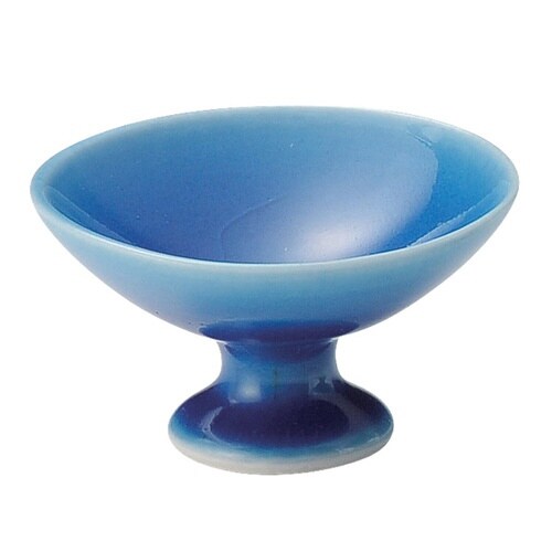 馬上杯 7cm ミニ 隠れ窯 映 食器 ブルー