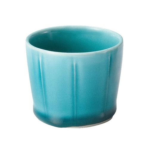 お猪口 80ml 隠れ窯 映 食器 グリーン