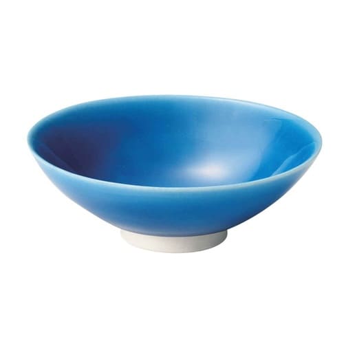 飯碗 15cm ライスボウル 隠れ窯 映 ブルー
