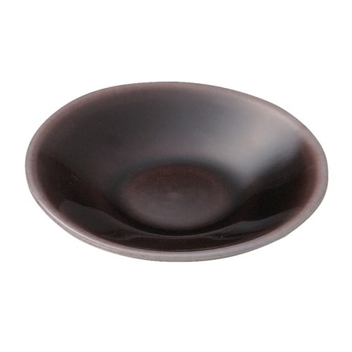 豆皿 9cm プレート 隠れ窯 映 皿 パープル