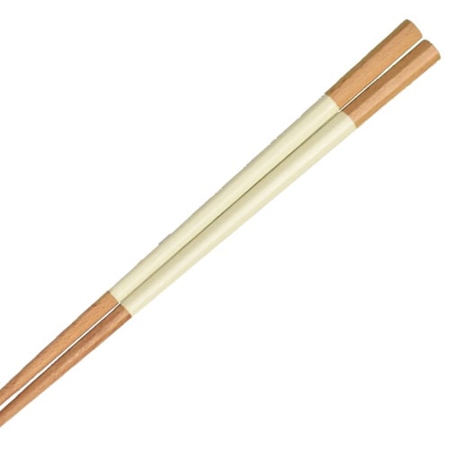 箸 23cm やさしい彩り 八角箸 天然木 キナリ