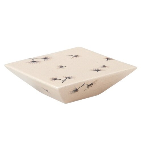 プレート 15.5cm 隠れ窯 神楽 ホワイト