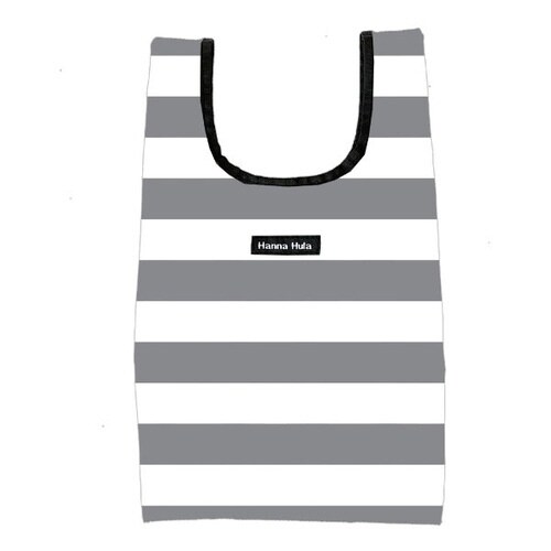 エコバッグ S ボーダー ボーダーグレー