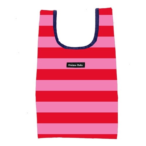 エコバッグ S ボーダー ボーダーレッド