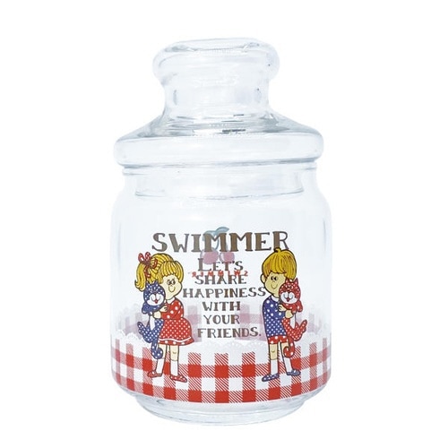 保存容器 ガラス キャニスター BOY×GIRL