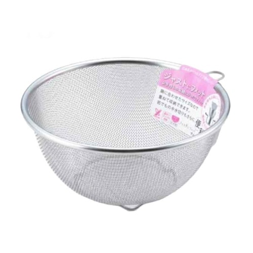 ザル 18cm ジャストにフィット ステンレス