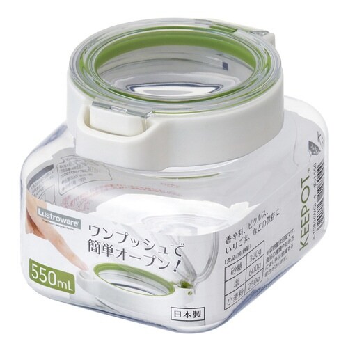 保存容器 密閉 550ml キーポット 角型