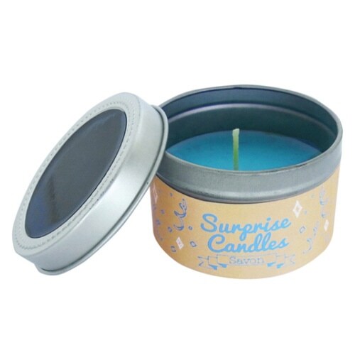 キャンドル 缶入り サプライズキャンドル サボン