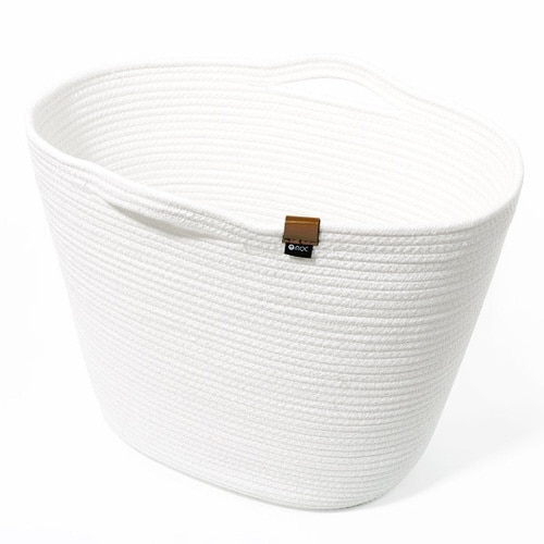 収納 バスケット LL アイボリー