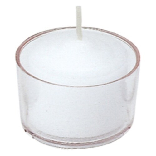 キャンドル 6個入り クリアカップ