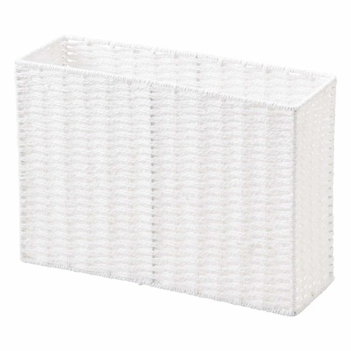マガジンラック ペーパーバスケット ホワイト